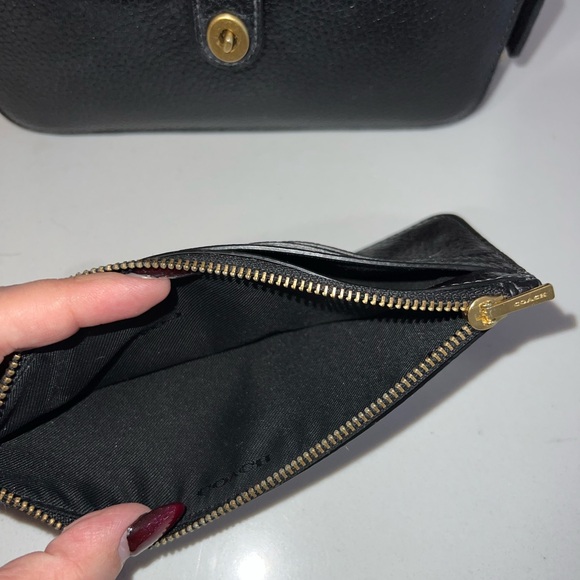 Coach Noa Pop-Up Leather Messenger Crossbody Bag with removable card pouch - Picture 9 of 16